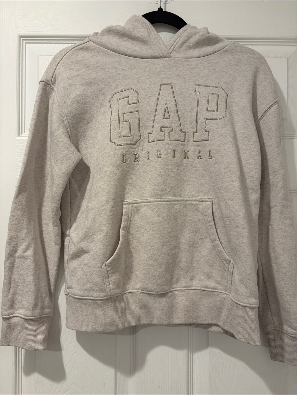 GAP Girl’s Hoodie Sweater — Light Oatmeal